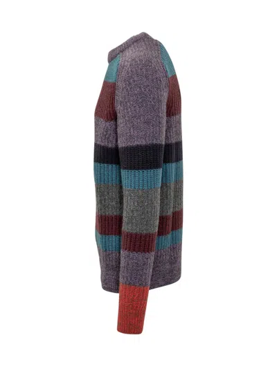 Barbour X Paul Smith Multicolor Striped Sweater In Multi