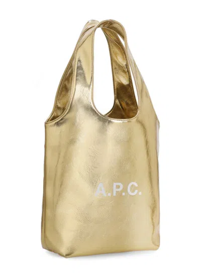Apc A.p.c. Ninon Shopper Bag - Synthetic - Gold In Gold