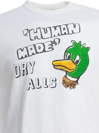 Human Made Graphic Print Crew Neck Short Sleeve T-shirt In White