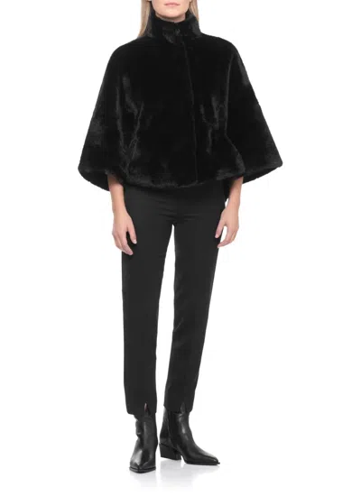 Valentini 1972 Snap-fastening Coat In Black