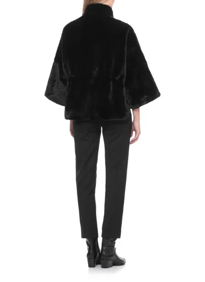 Valentini 1972 Snap-fastening Coat In Black