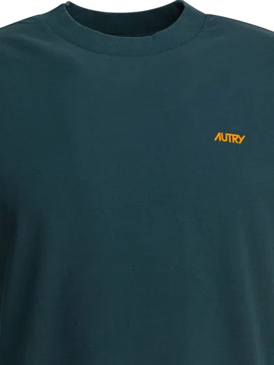 Autry T-shirt Main Man Cotton Conifer Clothing In Blue