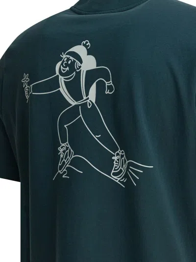 Autry T-shirt Main Man Cotton Conifer Clothing In Blue