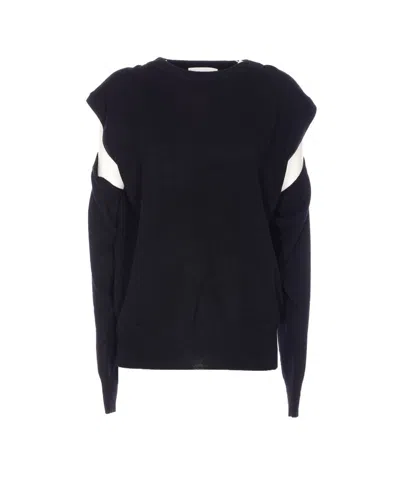 Lisa Yang Othelia Cut-out Sweater In Black
