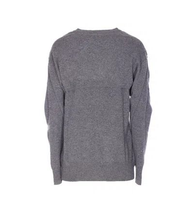 Lisa Yang Othelia Cut-out Sweater In Gray