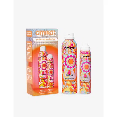 Amika Positively Perked Up Dry Shampoo Duo In Multi