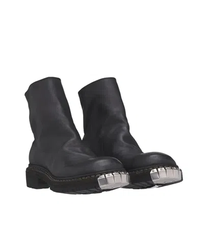 Guidi Men Back Zip Big Daddy Boot In Black