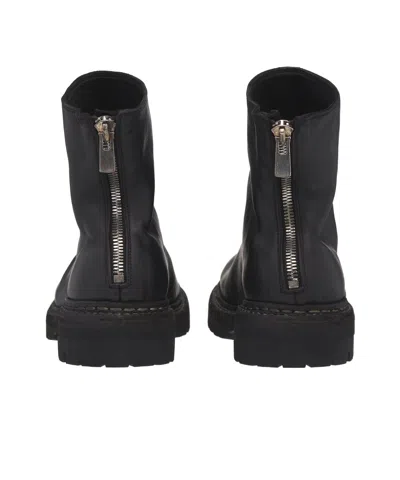 Guidi Men Back Zip Big Daddy Boot In Black