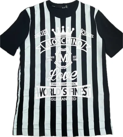 Moschino Short-sleeved T-shirt In Black