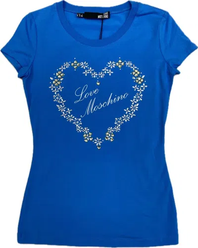Moschino Short-sleeved T-shirt In Blue