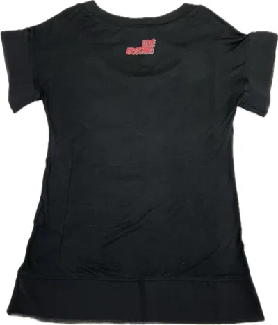 Moschino Short-sleeved T-shirt In Black