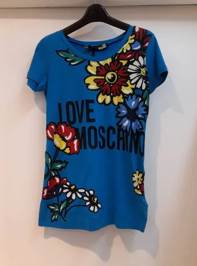 Moschino Short-sleeved T-shirt In Blue