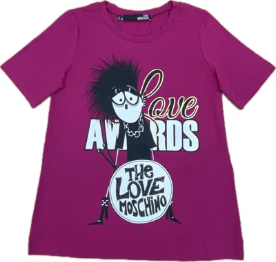 Moschino Short-sleeved T-shirt In Purple