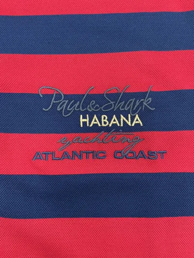 Paul & Shark Short-sleeved Polo Shirt In Red