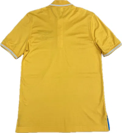Paul & Shark Short-sleeved Polo Shirt In Yellow