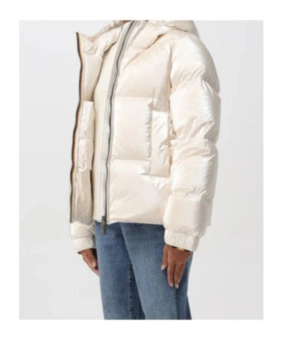 K-way Giubbino Lethille Thermo Pearly White Gardenia Combo In White