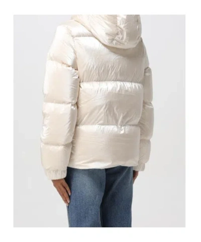 K-way Giubbino Lethille Thermo Pearly White Gardenia Combo In White