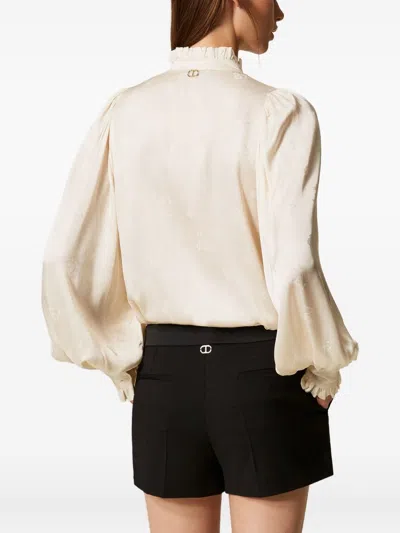 Twinset Shorts Blacks And Greys In Black