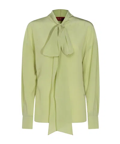 Gucci Long-sleeved Shirt In Green