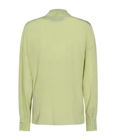 Gucci Long-sleeved Shirt In Green