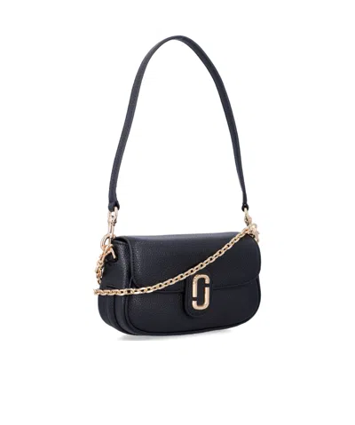 Marc Jacobs Clover Design Shoulder Bag With Chain Strap In Black