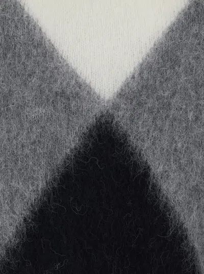 Mauro Grifoni Maglia Girocollo Intarsio In White