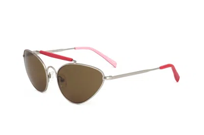 Dries Van Noten Full Frame Sunglasses In Silver