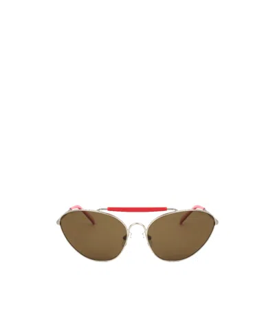Dries Van Noten Full Frame Sunglasses In Brown