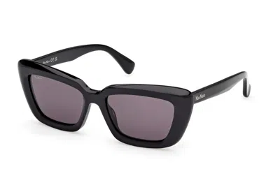 Max Mara Full Frame Sunglasses In Black