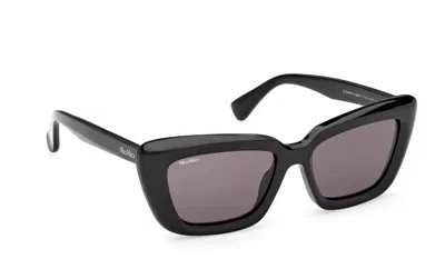 Max Mara Full Frame Sunglasses In Black