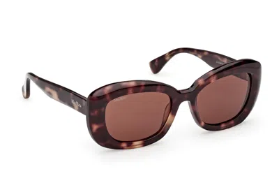 Max Mara Full Frame Sunglasses In Pink