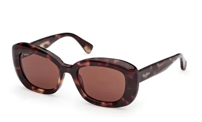 Max Mara Full Frame Sunglasses In Pink