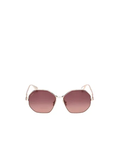 Max Mara Full Frame Sunglasses In Pink