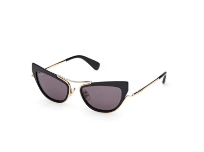 Max Mara Full Frame Sunglasses In Black