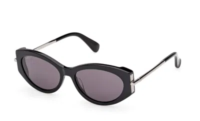 Max Mara Full Frame Sunglasses In Black