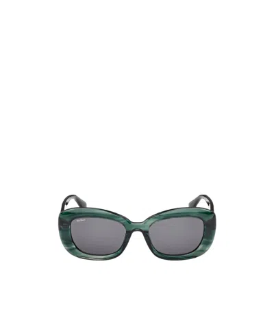 Max Mara Full Frame Sunglasses In Green