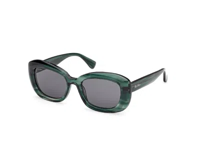 Max Mara Full Frame Sunglasses In Green