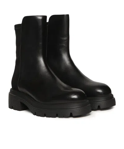 Stuart Weitzman 5050 Hudson Lite Bootie In Black