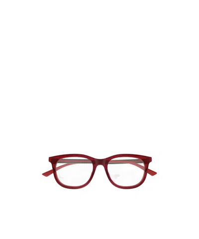 Gucci Geometric Frame Plain Mirror In Burgundy