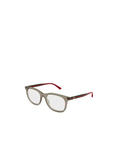 Gucci Geometric Frame Plain Mirror In Gray