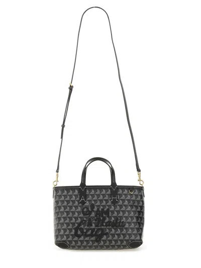 Anya Hindmarch I Am A Plastic Bag Tote Bag Xs In Black