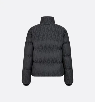 Dior Oblique Down Jacket In Black