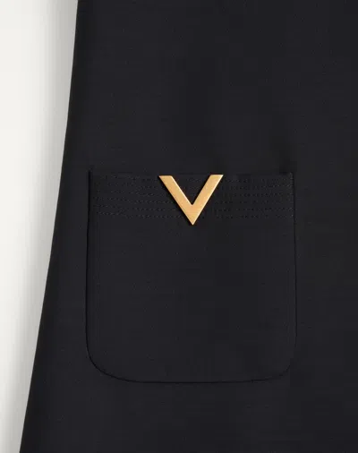 Valentino Minikleid Mit Goldfarbenen Details In Black