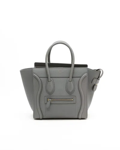 Celine Céline Micro Luggage Bag In Pattern