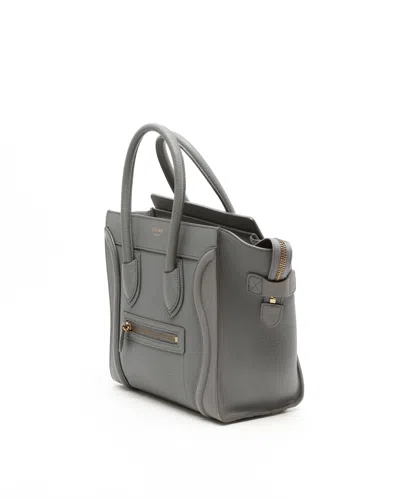 Celine Céline Micro Luggage Bag In Pattern