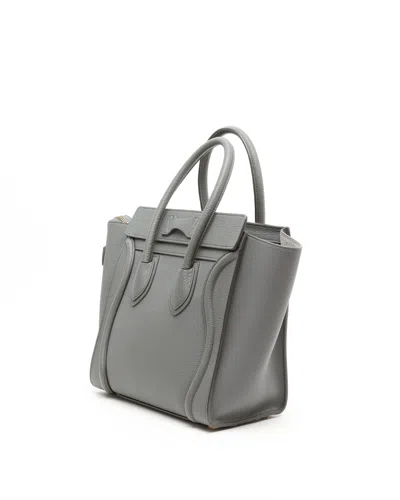 Celine Céline Micro Luggage Bag In Pattern