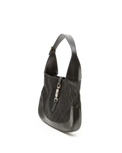 Gucci Large Gg Jackie Bag In Black