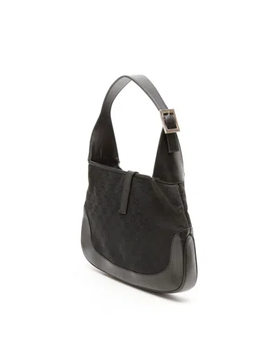 Gucci Large Gg Jackie Bag In Black