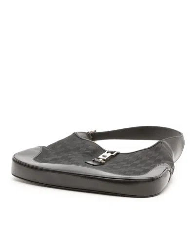 Gucci Large Gg Jackie Bag In Black