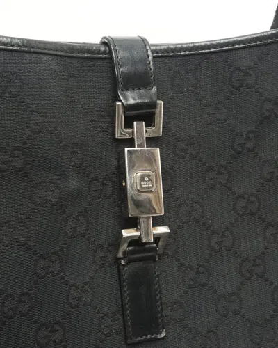 Gucci Large Gg Jackie Bag In Black